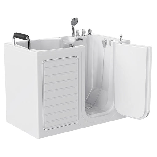 Empava EMPV-54WIT09 walk-in tub with the side door swung open
