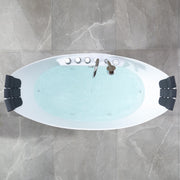 Empava EMPV-59AIS11 overhead view on gray stone tile