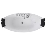 Empava EMPV-59AIS11 top view showing symmetrical jets and center drain