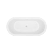 Empava EMPV-59FT1505 top view showing center drain