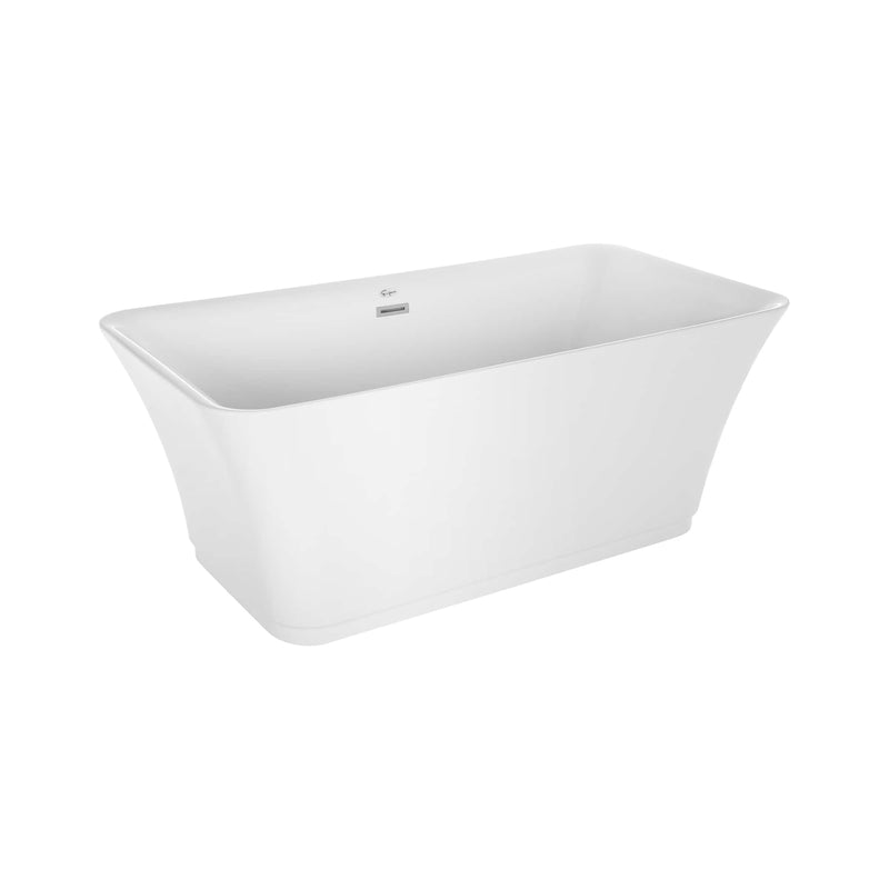 Empava EMPV-59FT1511 rectangular tub three-quarter view