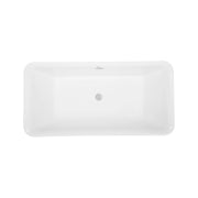 Empava EMPV-59FT1511 top view showing center drain