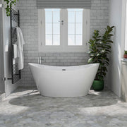 Empava EMPV-59FT1518 front view in a bright bathroom