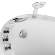 Empava EMPV-59JT011 rim valves, overflow and air switch close-up