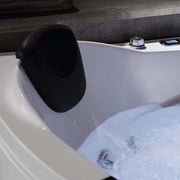 Empava EMPV-59JT319LED black headrest and rim control above running jets