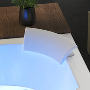 Empava EMPV-59PRO03 curved white headrest above the water