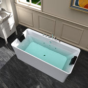 Empava EMPV-67AIS03 filled tub from a raised angle