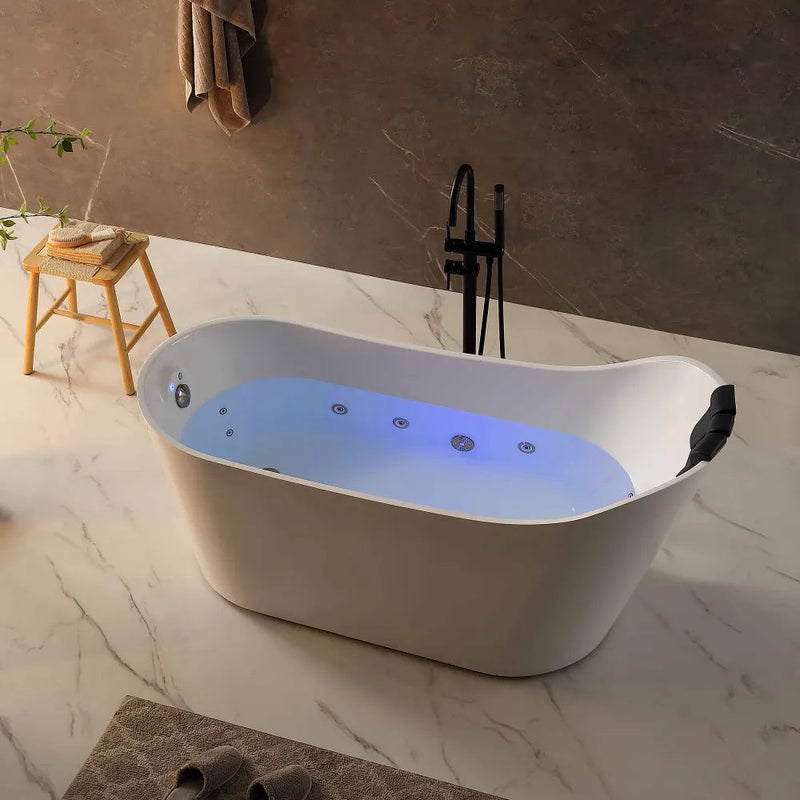 Empava EMPV-67AIS37-BN blue chromatherapy LED glow in the tub