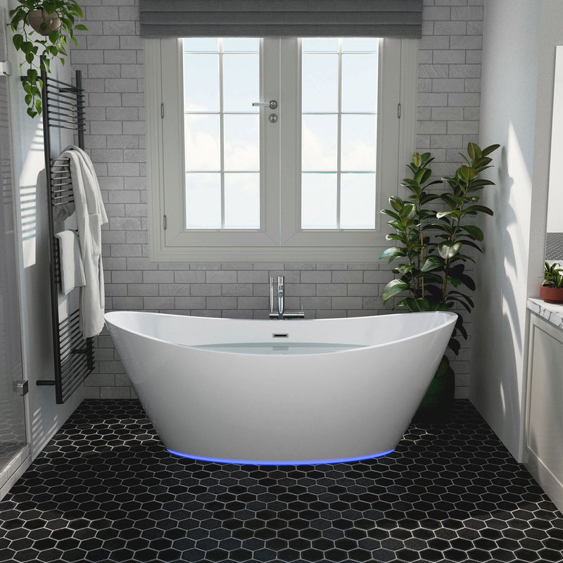 Empava EMPV-67FT1518LED front view with blue LED base lighting