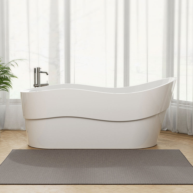 Empava EMPV-67FT1527 front view in a bright room with floor faucet