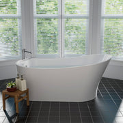 Empava EMPV-67FT1528 by bay windows with floor faucet