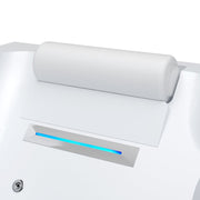 Empava EMPV-71JT802 round pillow above the lit neck waterfall outlet