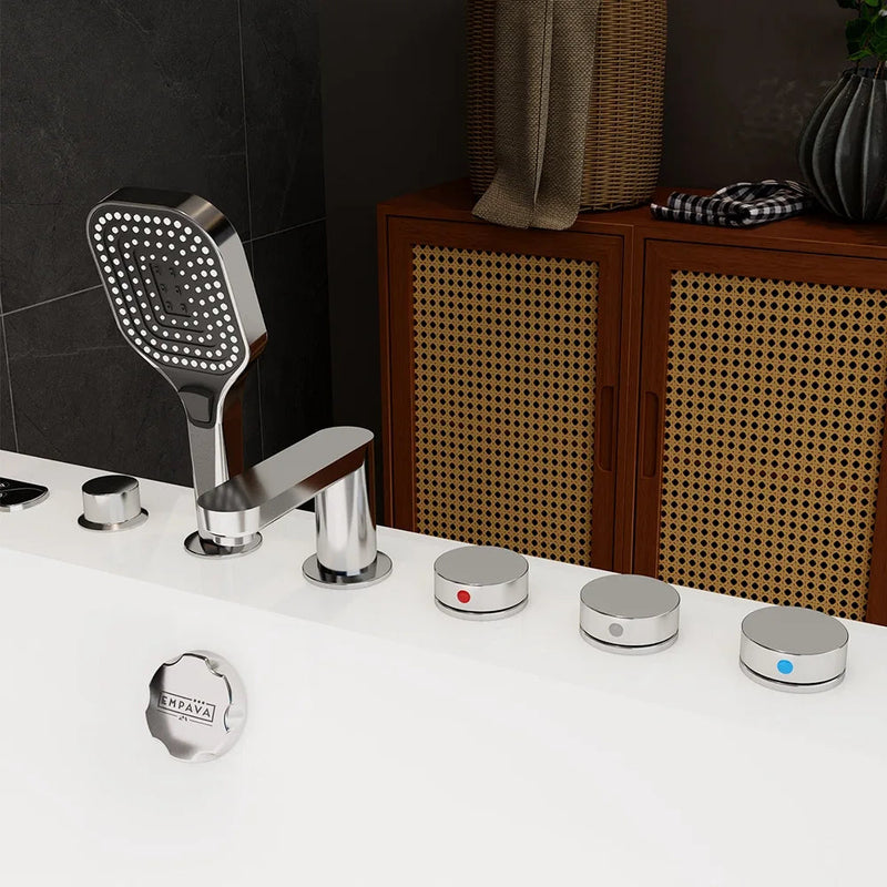 Empava EMPV-71PRO01 hand shower, faucet and rim valves