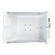 Empava EMPV-71PRO01 top view with jets, headrests, controls and faucet