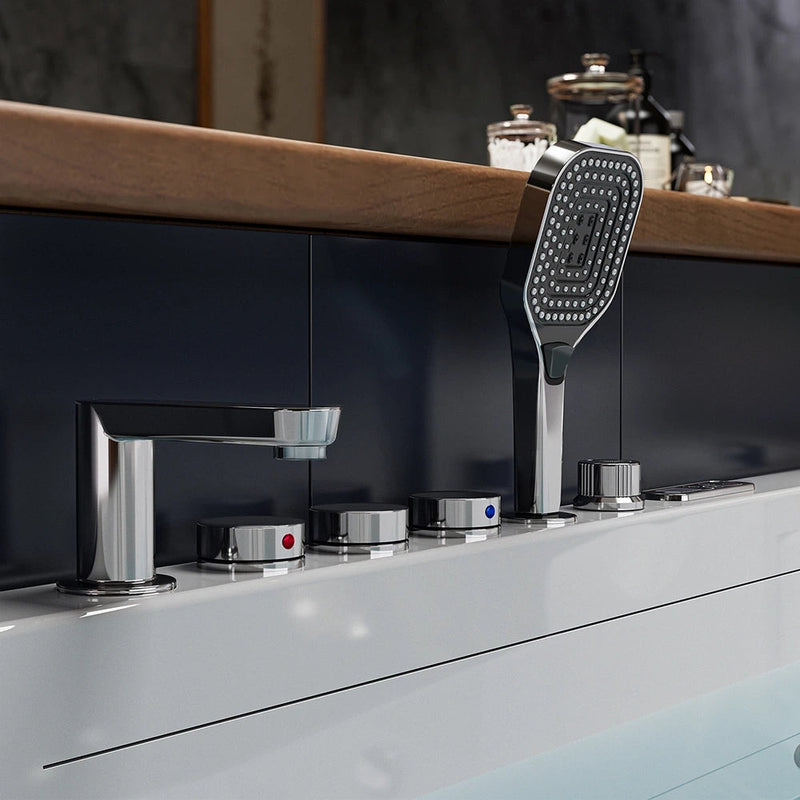 Empava EMPV-71PRO02 faucet, hand shower and valves