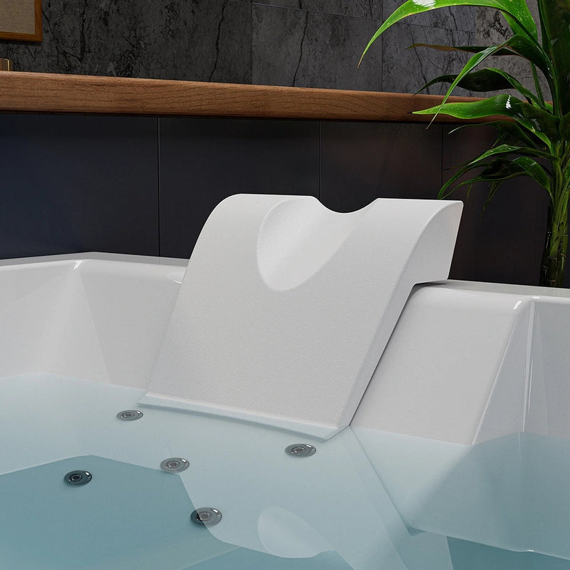 Empava EMPV-71PRO02 curved white headrest above the water