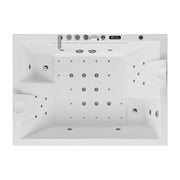 Empava EMPV-71PRO02 top view with water and air jets and headrests
