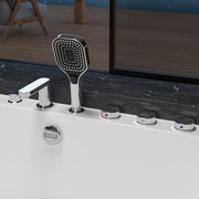 Empava EMPV-71PRO04 faucet, hand shower and rim valves