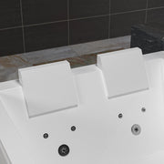 Empava EMPV-71PRO04 two white headrests with back jets