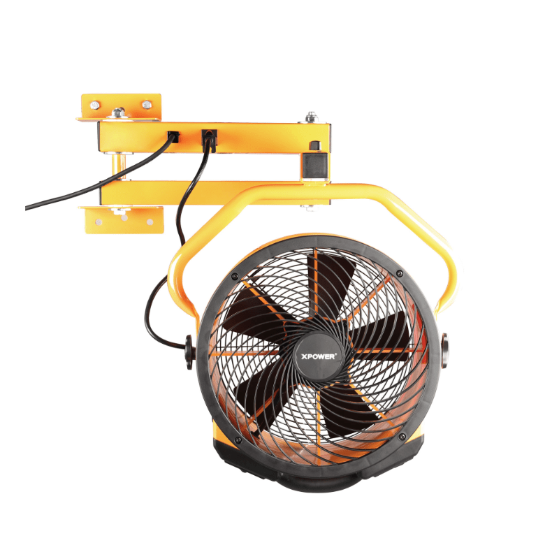 fa 300k warehouse dock trailer fan with wall mount arm main image.