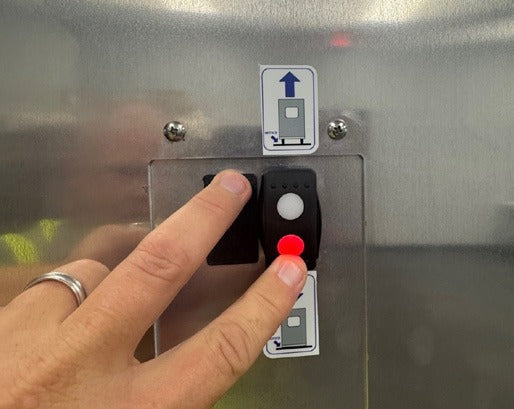 FloorZone push button raise and lower controls
