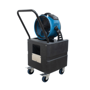 fm 65wbk misting fan with water tank left angel back view.