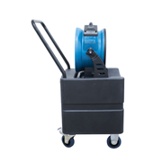 fm 65wbk misting fan with water tank left side view.