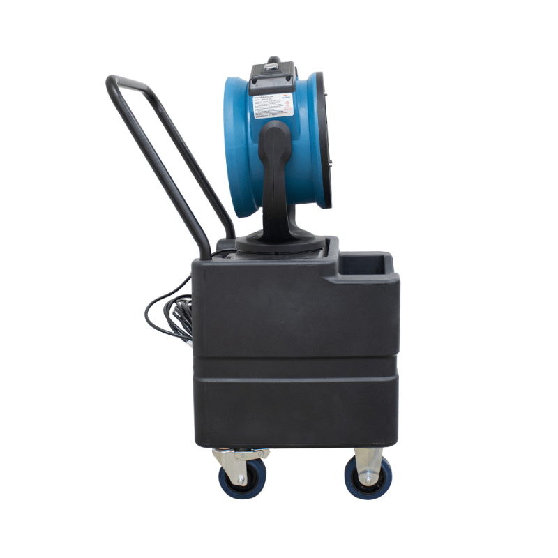fm 68wk misting fan with water tank left side view.
