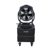 fm 88wk misting fan with water tank front view.