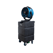 fm 88wk2 misting fan with water tank right angle view.