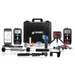Tramex Flooring Inspection Master Kit X - FMK-X A comprehensive flooring inspection kit featuring a range of moisture meters and testing tools, displayed on a neutral background with highlighted accessories and components.