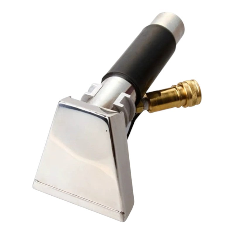front angle view of edic 1021 1 8k2fb stainless steel stair and upholstery extraction tool for precise cleaning.