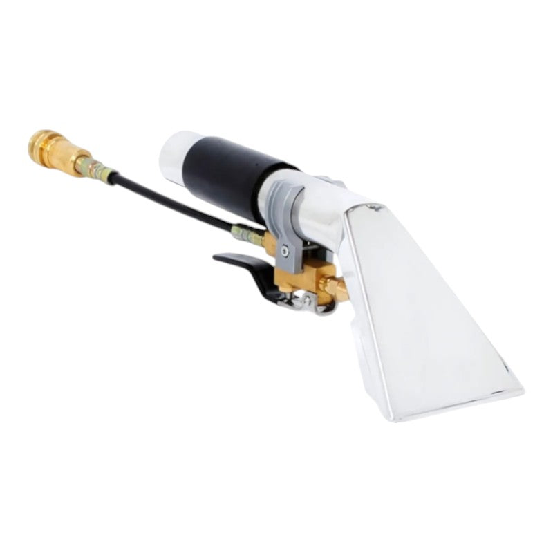 front closed view of edic 1039 9502fb stainless steel auto detailing and upholstery tool with heat for compact storage.