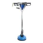 front view of edic 1200rev revolution tile and grout cleaning tool for precise cleaning.