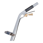 handle and valve design of edic triton carpet wand for superior control and comfort.