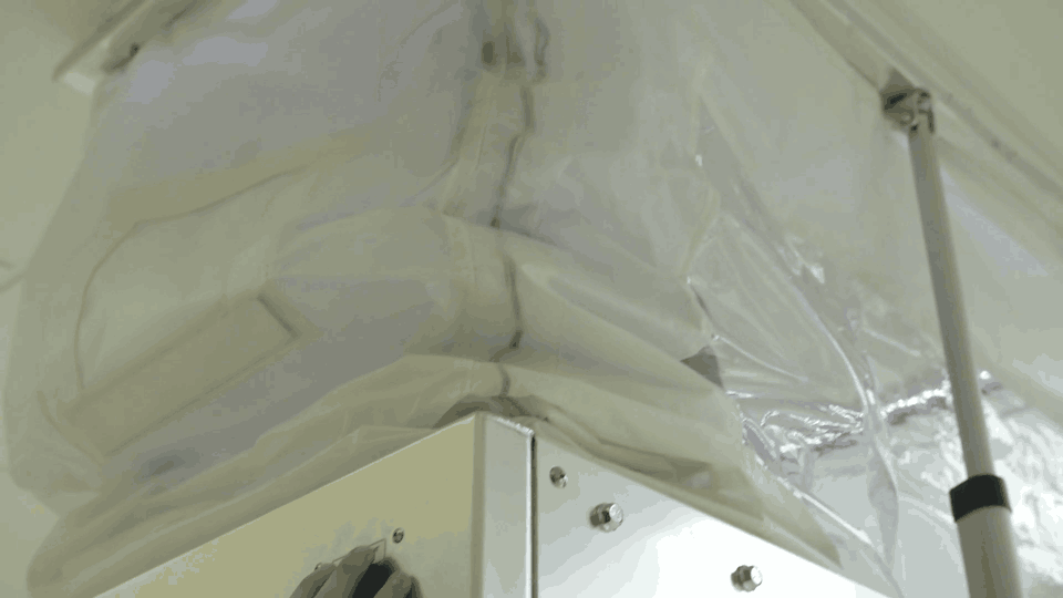 Actuators Lift the AutoLift Enclosure