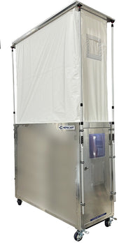 HEPACART 74 Classic door end with window and the clean mat storage compartment below the door