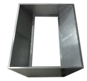 Multiple Tile Adapter for HEPACART, open aluminum frame that spans several ceiling tiles