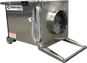 HEPAFORCE AIR 1100 negative air machine with 12" round port, coiled cord and fold-out handle
