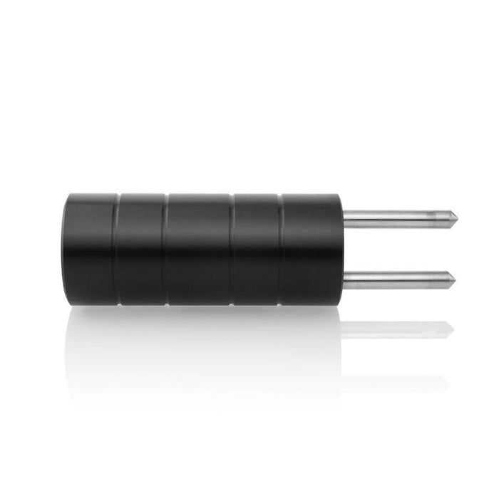 Tramex Roofing Inspector Kit - RIK A hole punch tool designed for roofing applications, showcasing a metal punch with a curved handle, ideal for creating holes in various roofing materials.