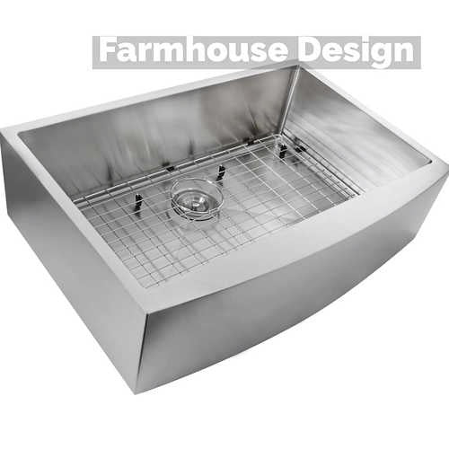 Nantucket Sinks Apron332210-SR-16 Pro Series Small Radius Farmhouse Apron Front Sink