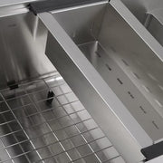 Nantucket sinks SR4419-16-DB Small radius undermount prep station sink (image 3)