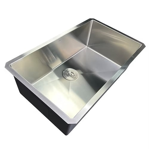 Nantucket Sinks SR3219-16 32" pro series large rectangle single bowl undermount small radius stainless steel kitchen sink