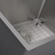 Nantucket sinks SR2318-12-16 Pro series rectangle single bowl undermount small radius corners stainless steel kitchen sink (image 4)
