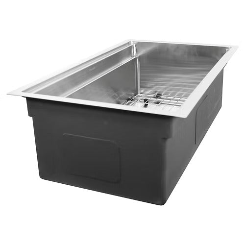 Nantucket SR-PS-3220-16 - 32" Small Radius Undermount Kitchen Sink Stainless Steel