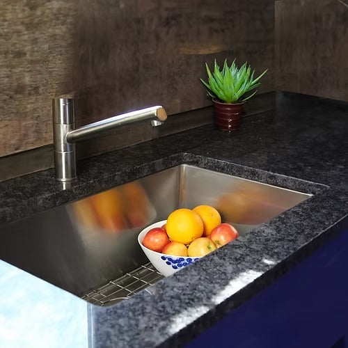 Nantucket Sinks SR3018 Pro Series Rectangle Single Bowl Undermount Small Radius Corners Stainless Steel Kitchen Sink