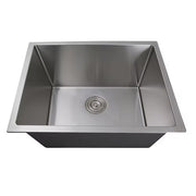 Nantucket sinks SR2318-12-16 Pro series rectangle single bowl undermount small radius corners stainless steel kitchen sink (image 1)