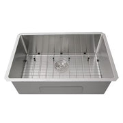 Nantucket Sinks SR3018 Pro Series Rectangle Single Bowl Undermount Small Radius Corners Stainless Steel Kitchen Sink (image 1)