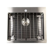 Nantucket Sinks SR2522-5.5-16 Pro Series Small Radius Topmount Single Hole ADA Kitchen Sink (image 1)