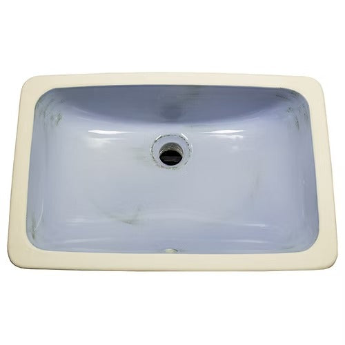 Nantucket sinks RC2035SS Siracusa italian fireclay undermount vanity sink (image 1)